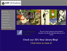 Tablet Screenshot of kipp3dacademylibrary.org